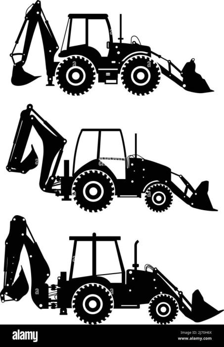 Трактор рисунок