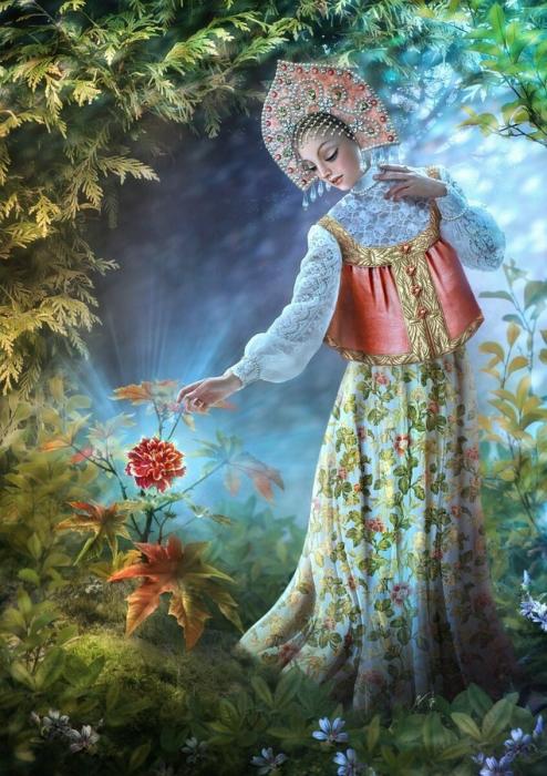 Василиса премудрая рисунок