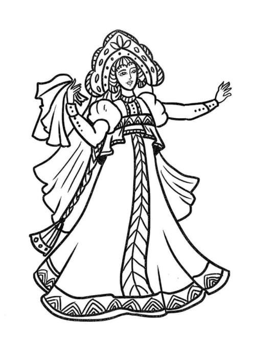 Василиса премудрая рисунок76