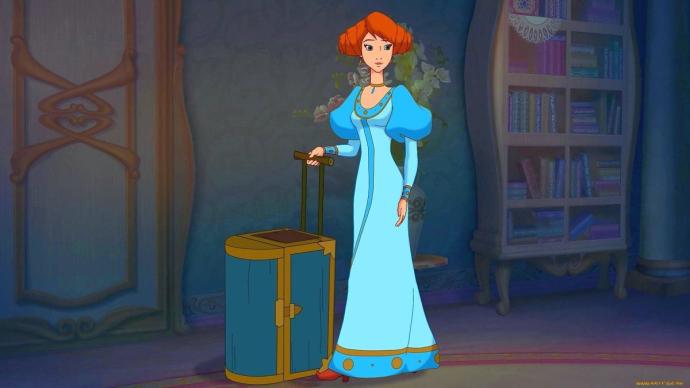 Раскраска "Царевна-Несмеяна"