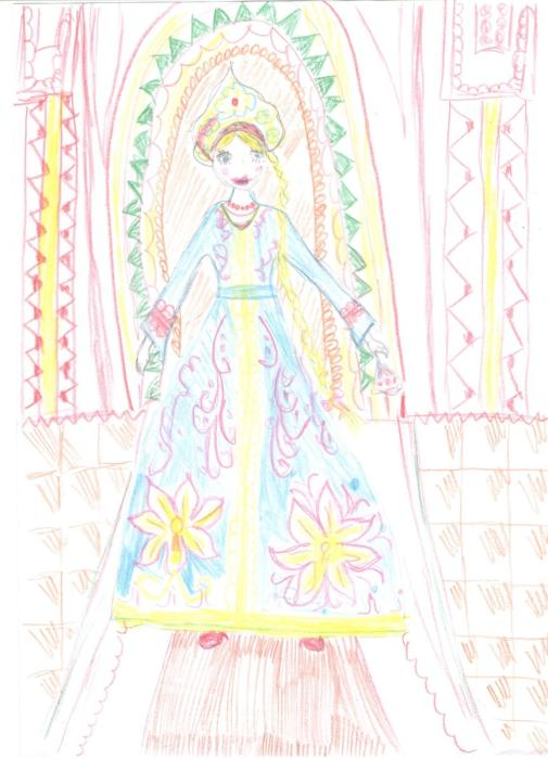 Василиса прекрасная рисунок