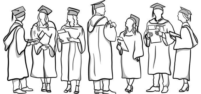 Виват выпускники рисунок