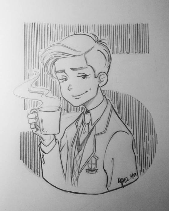 Эйдан Галлахер Академия Амбрелла арты