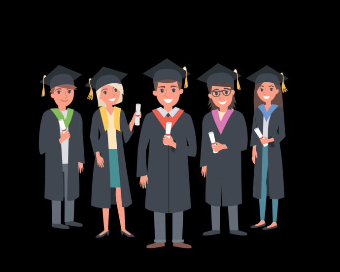 Студент мультяшный