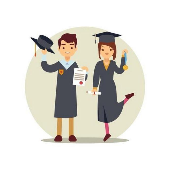 Выпускник рисунок карандашом