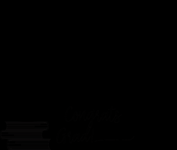 Студенты выпускники силуэты