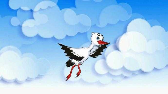 Аистенок картинка