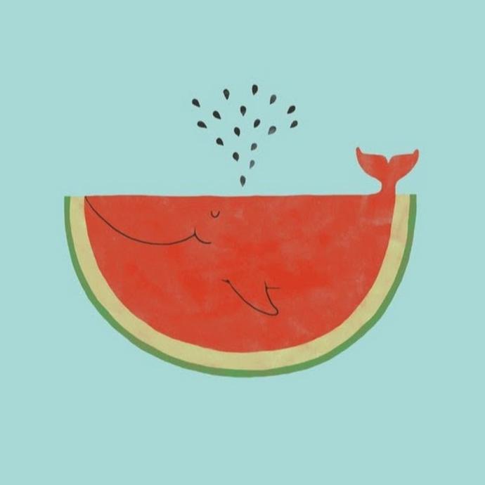 Арбуз рисунок легкий