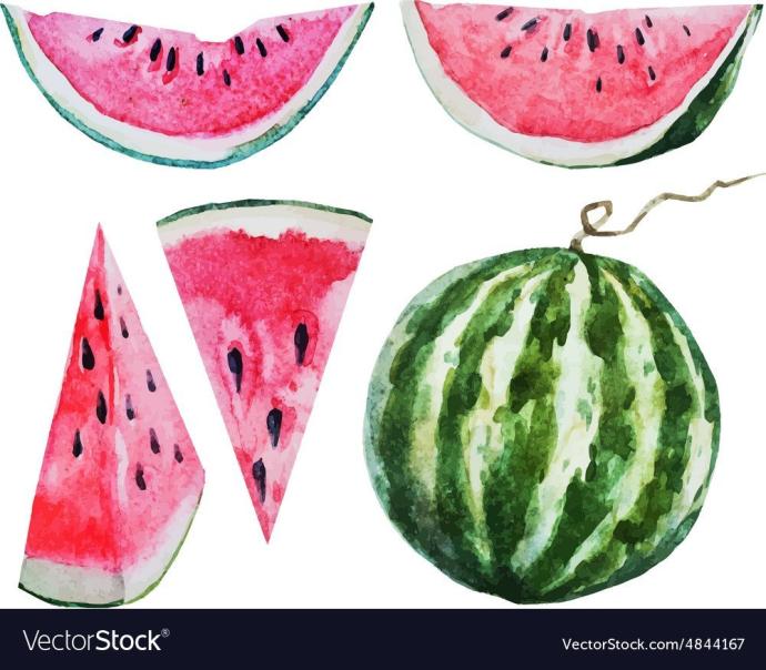 Аппликация Арбуз