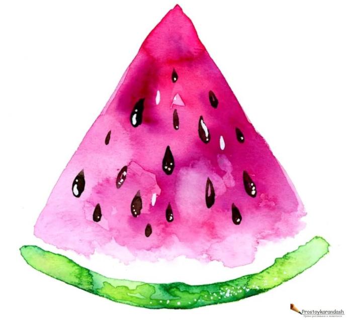 Арбуз рисунок
