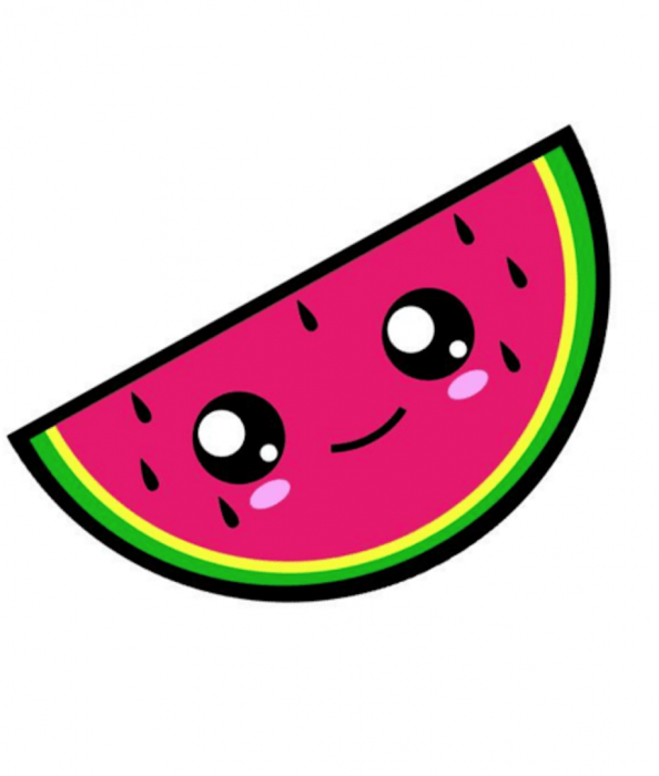 Арбуз для срисовки