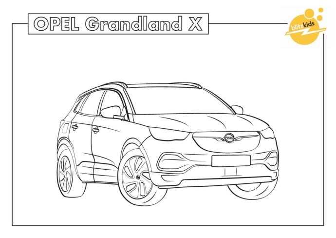 Honda CRV раскраска