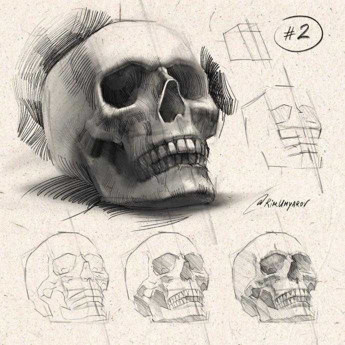 Череп Академия художеств Репина