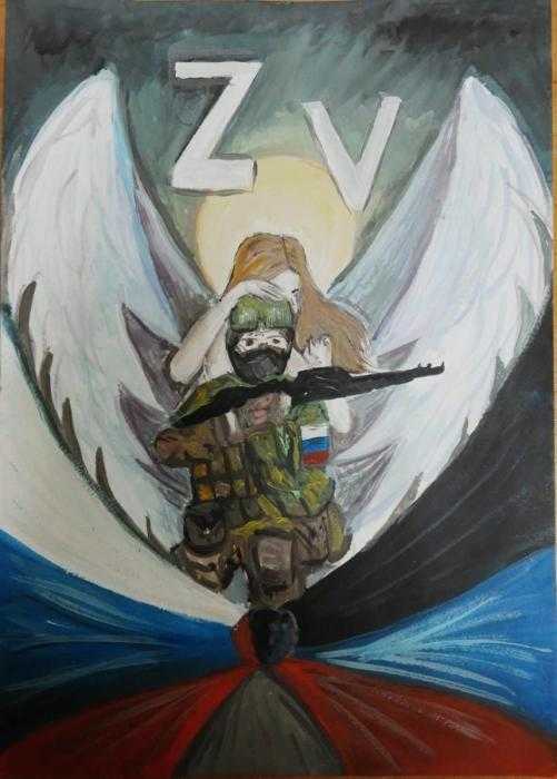 Патриотические рисунки детей