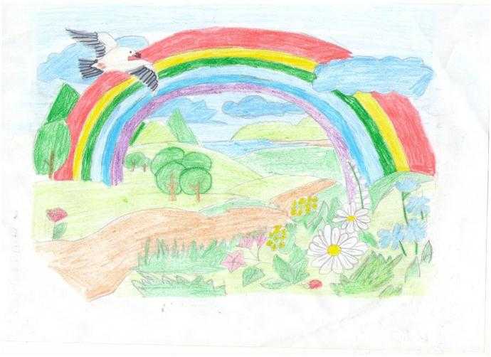 Патриотический рисунок легкий