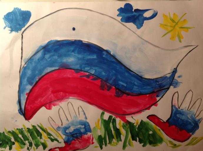 Патриотический рисунок детский