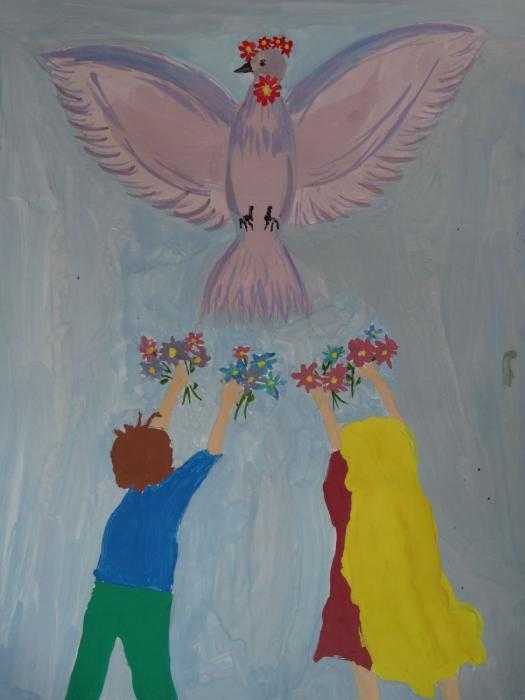 Рисунок в поддержку Донбасса и для школьников