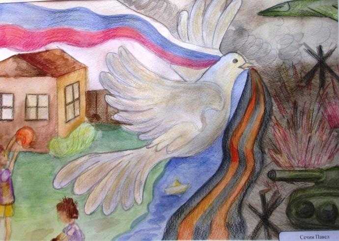 Флаг России рисунок