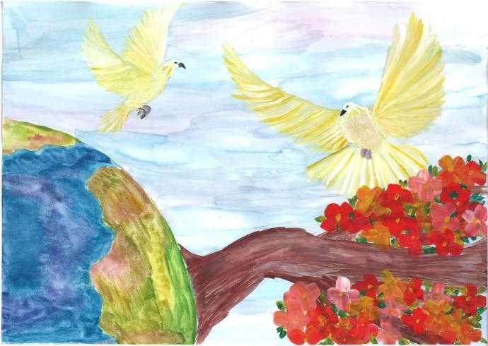 Рисунок на тему мир глазами детей