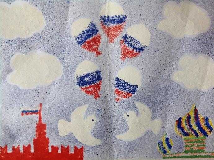 Патриотические рисунки детский лагерь