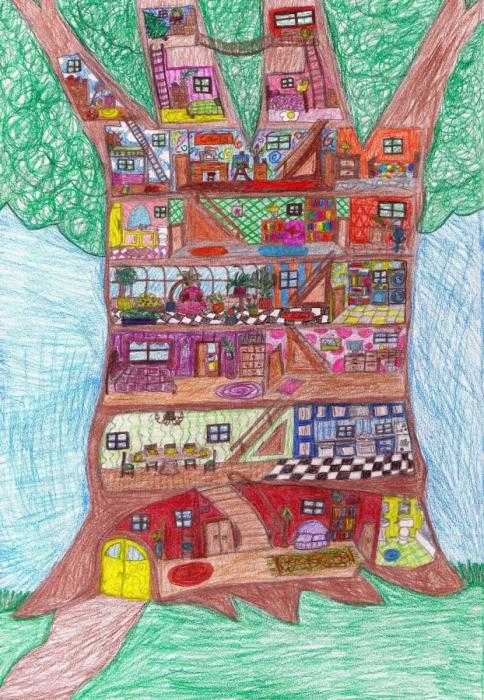 Картинки домов для срисовки