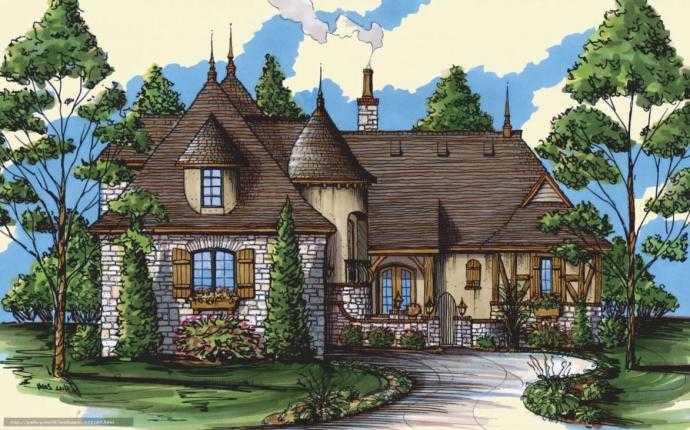 Дом мечты рисунок