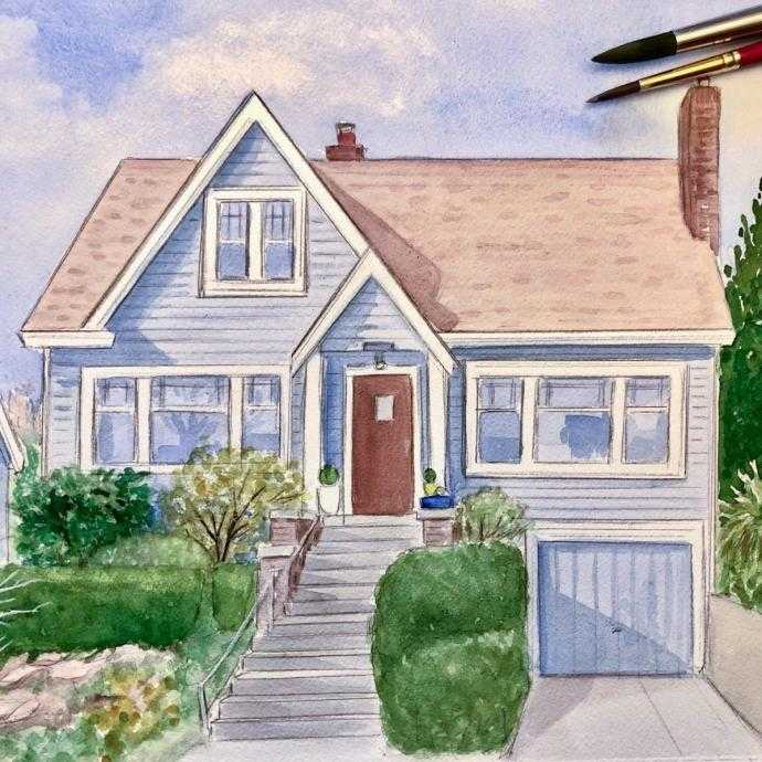 Дом мечты рисунок