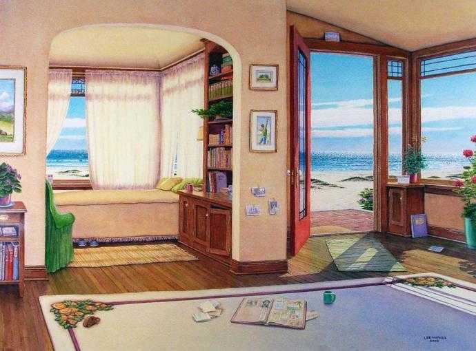 Американский дом иллюстрация