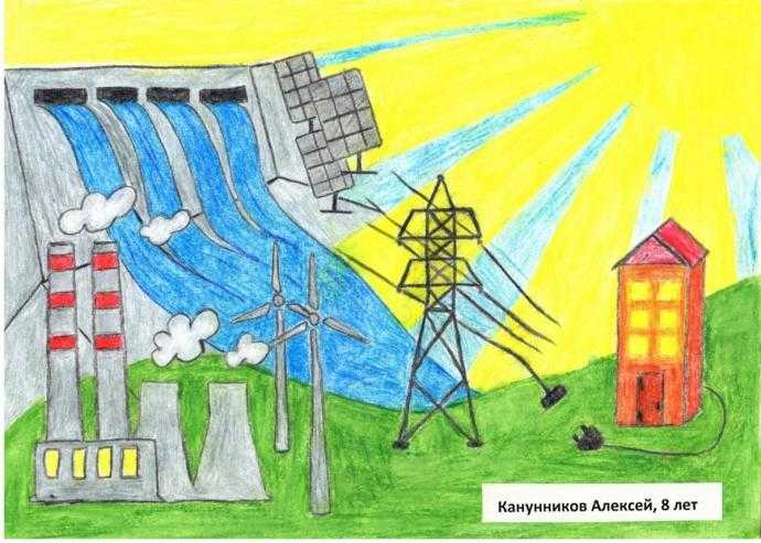 Рисунок на тему энергия