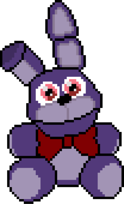 ФНАФ пиксель арты Бонни