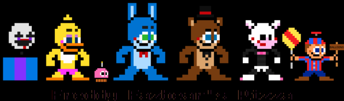 Пиксельный ФНАФ 2