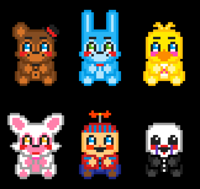 ФНАФ по клеточкам