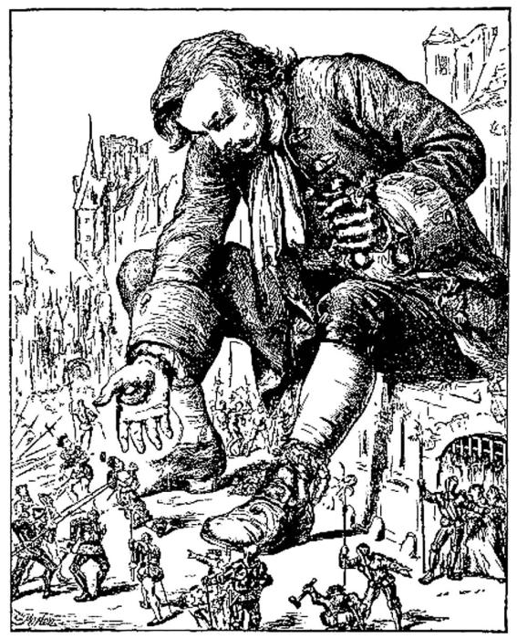 Лилипутия путешествие Гулливера