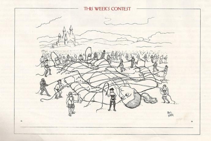 Раскраска приключения Гулливера