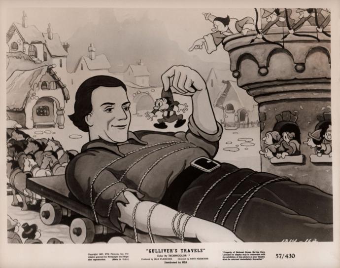 Путешествие Гулливера в Лилипутию рисунок