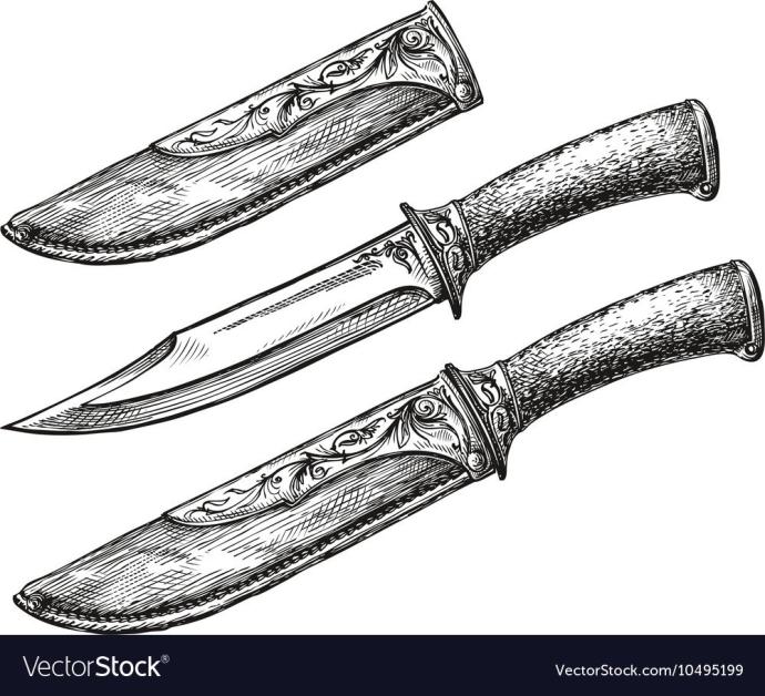 Эскизы охотничьих ножей