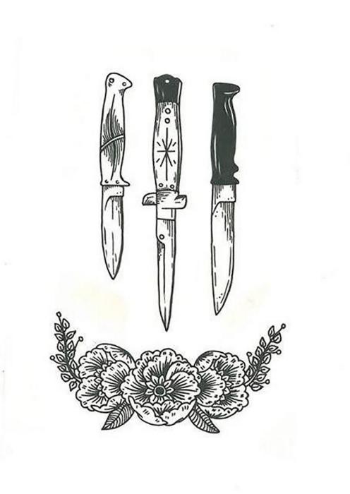Эскизы ножей