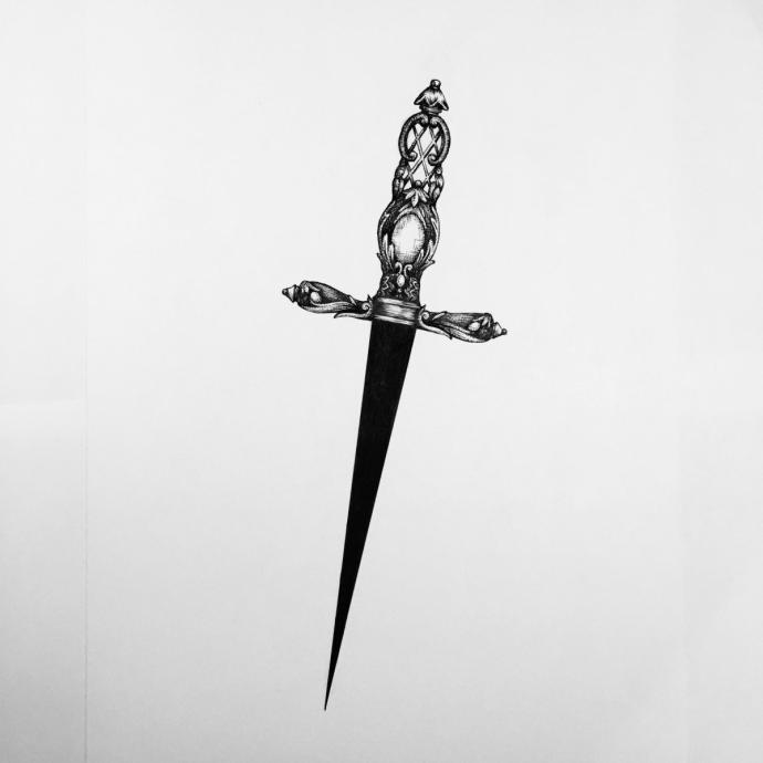 Стилизованный кинжал