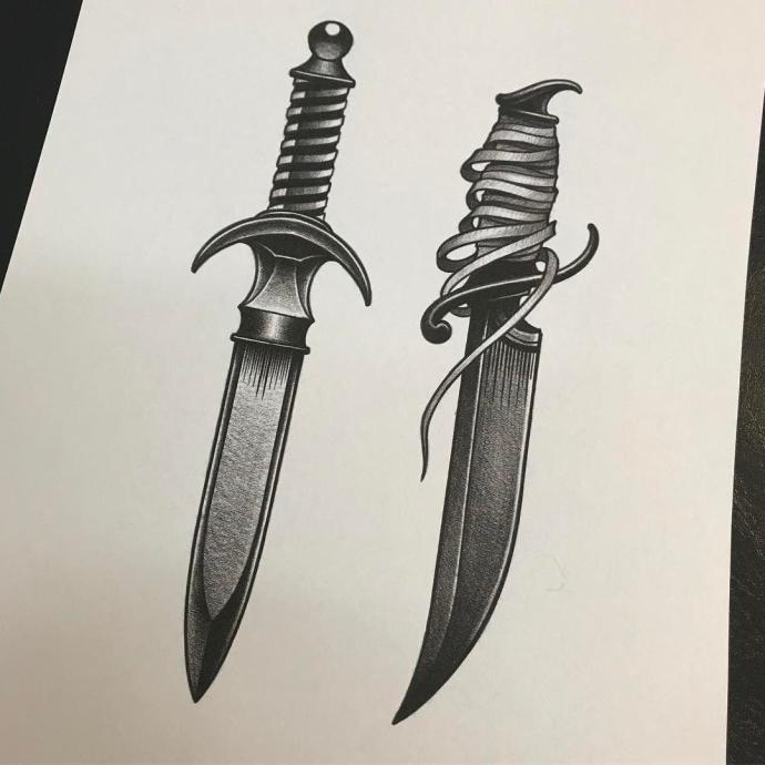 Эскизы ножей