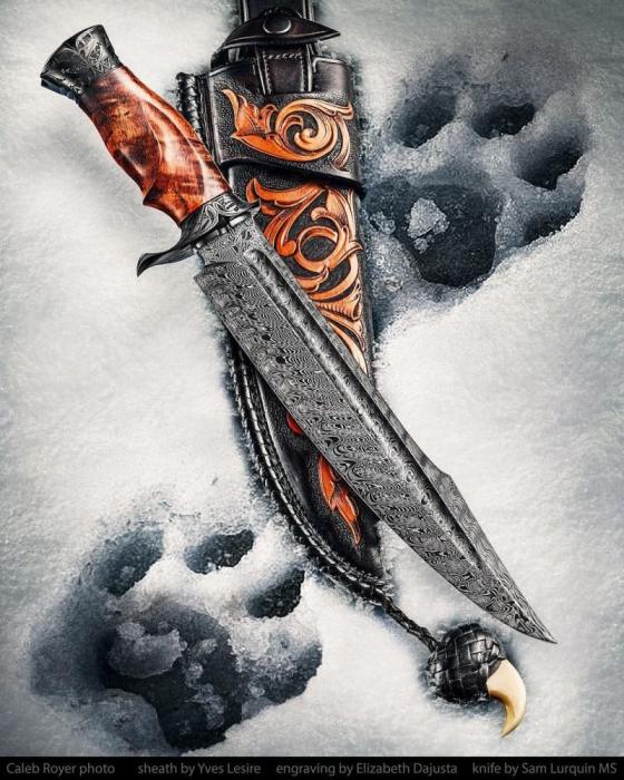 Красивый нож арт