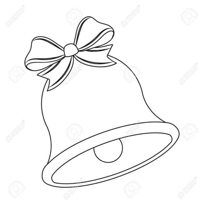 Раскраска колокольчик цветок