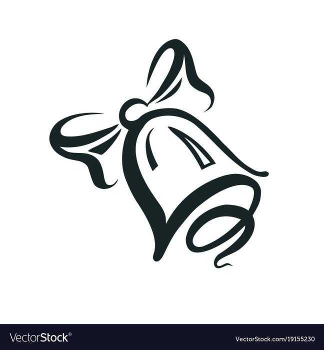 Колокольчик раскраска