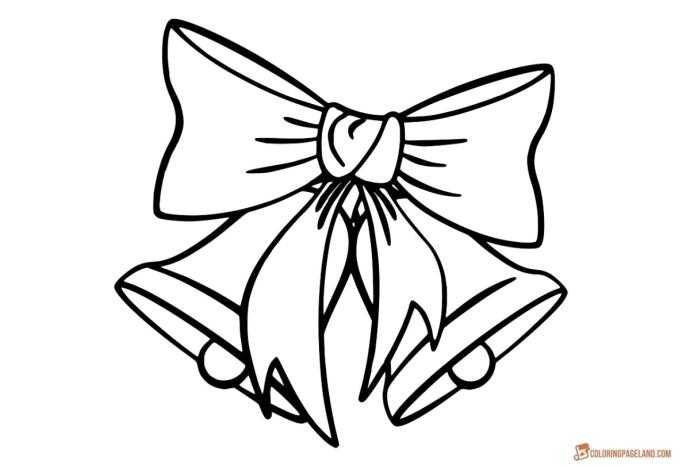 Колокольчик раскраска