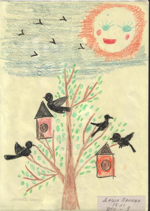 Скворец для детей