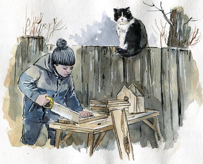 Скворечник в живописи