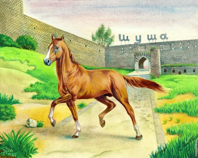 Лошадка в мультяшном виде