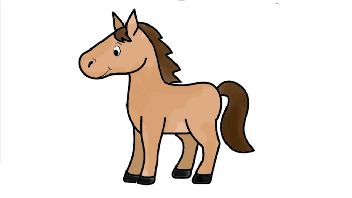 Лошадка картинка для детей