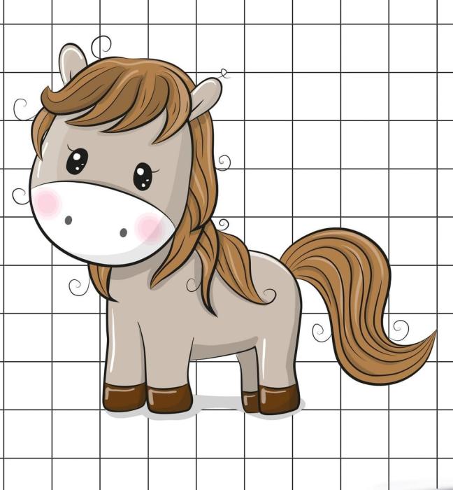 Детские рисунки лошадки