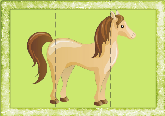 Арты лошадей с жеребятами