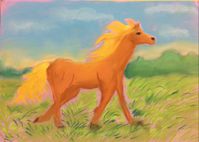 Цветные лошадки для детей